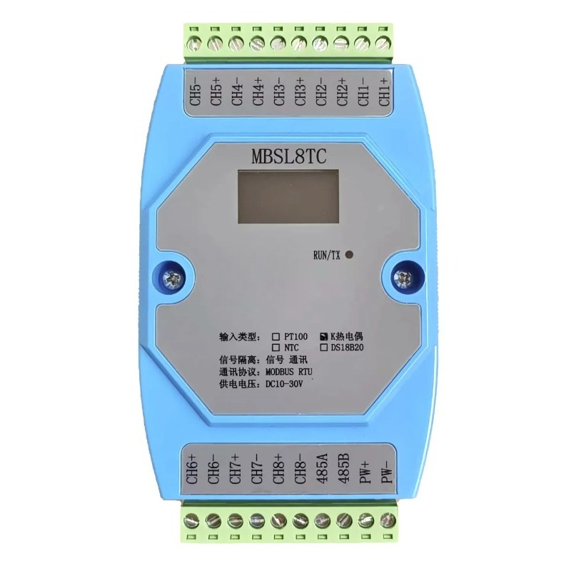 Thermocouple Module K Type - MBSL8TC 8Channel K-type Thermocouple Temperature Acquisition