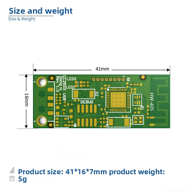 CC2531 ZigBee USB Dongle Borde - огляд і ціна Zigbee Cc2531