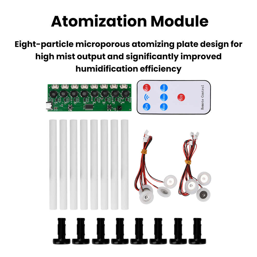 DC 5V 8 Nozzle Ultrasonic Humi - огляд і ціна Ir Remote Module