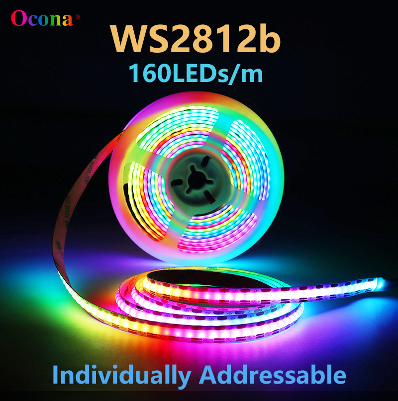 WS2812B IP65 DC5V SPI RGB-IC S - огляд і ціна Ws2812B Strip 5V
