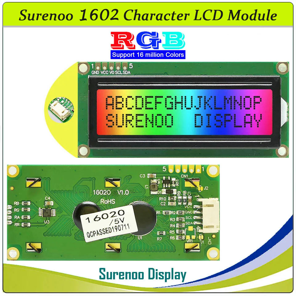 Grove 162 16X2 1602 3.3-5V Ser - огляд і ціна Lcd 1602