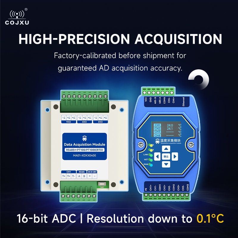 RS485 Temperature Acquisition  - огляд і ціна Thermocouple Module K Type