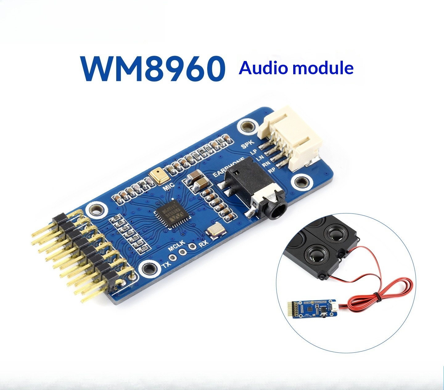 WM8960 Stereo Audio Codec Modu - огляд і ціна Microphone Module