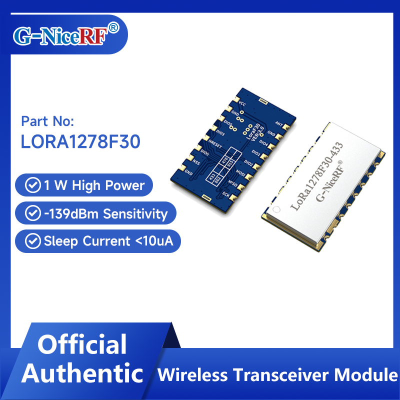 G-NiceRF | 2PCS LoRa1278F30 1W - огляд і ціна Lora Sx1278