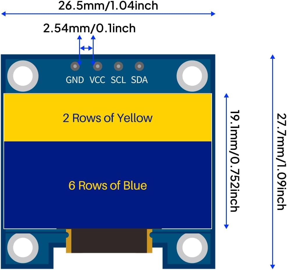 3PCS 0.96 Inch OLED Display Sc - огляд і ціна Ssd1306