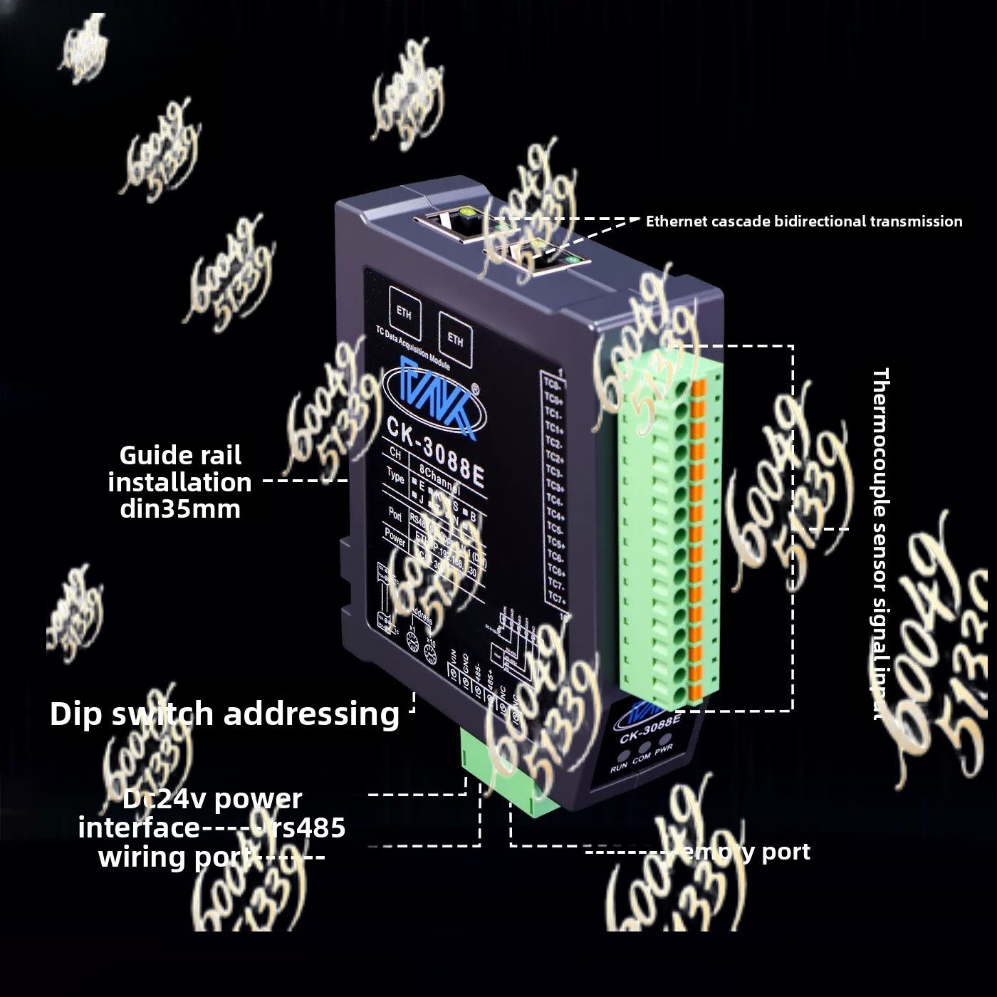 apply to 8CH Fully Isolated K- - огляд і ціна Thermocouple Module K Type