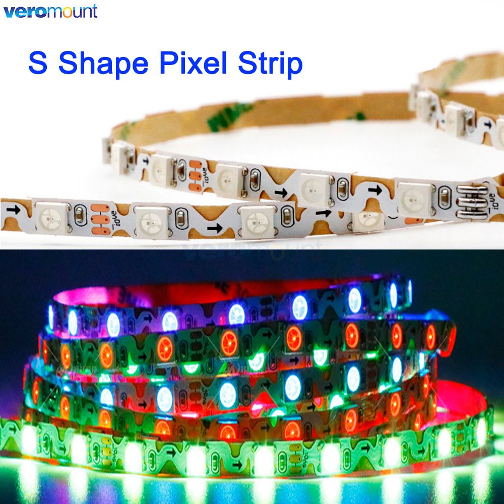 6mm Narrow With PCB S Shape Fl - огляд і ціна Ws2812B Strip 5V