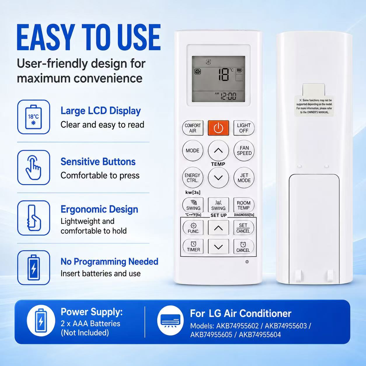 Replacement Air Conditioner Re - огляд і ціна Ir Remote Module