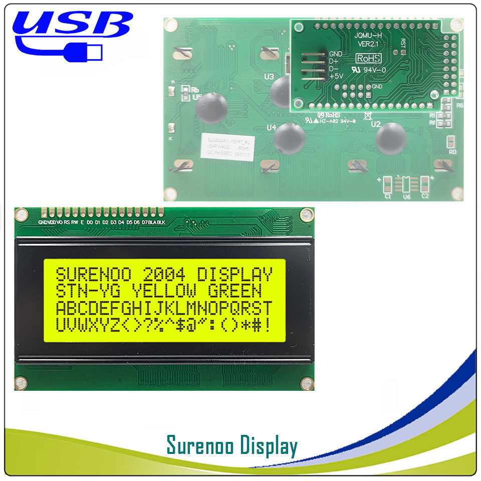 Surenoo LCD2USB USB 204 20X4 2 - огляд і ціна Lcd 1602