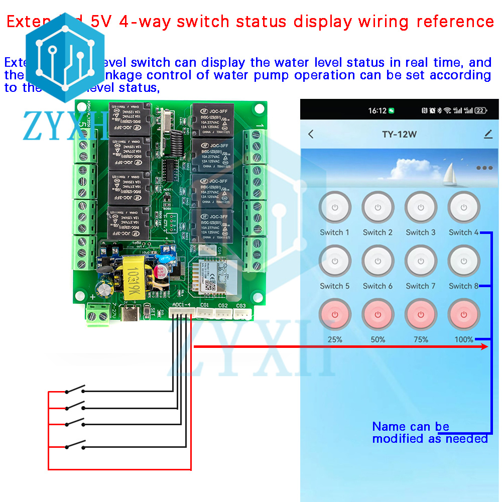 Tuya 8 Channel WiFi/Zigbee Rem - огляд і ціна Relay Module 4 Channel