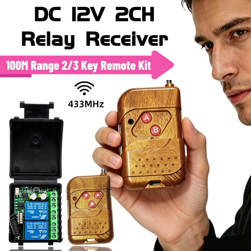 433.92Mhz DC 9-30V 12V 24V10A  - огляд і ціна Ir Remote Module