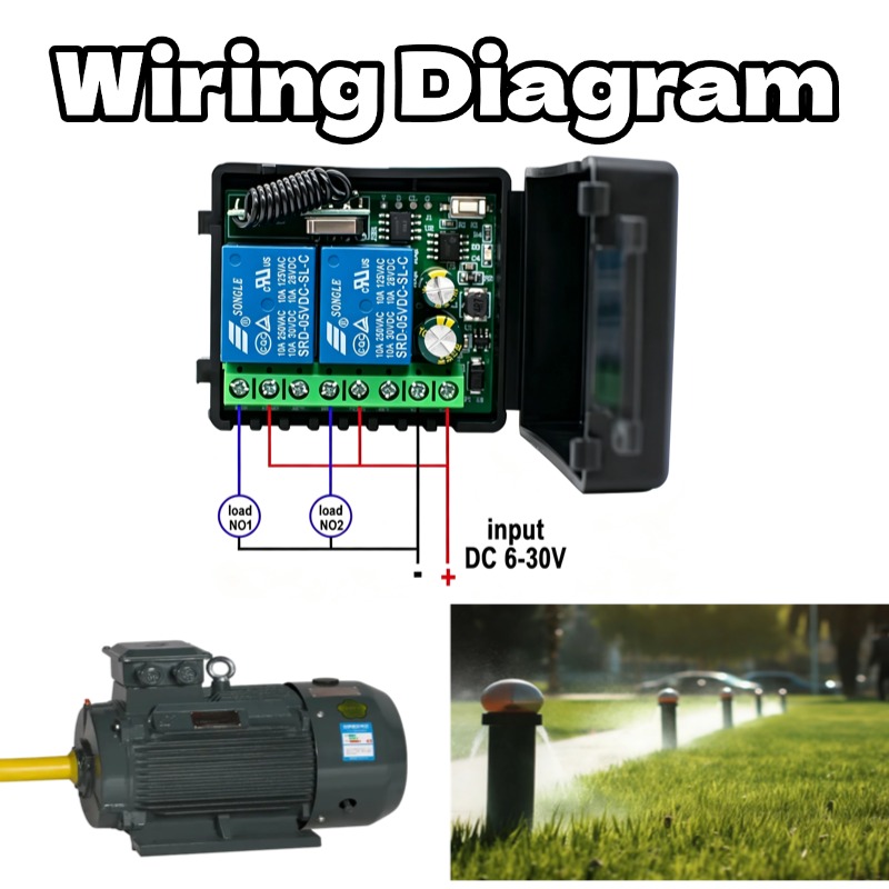 433.92Mhz DC 9-30V 12V 24V10A  - огляд і ціна Ir Remote Module