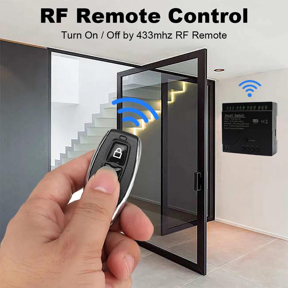 Black Style Tuya 4CH Wifi Smar - огляд і ціна Relay Module 4 Channel