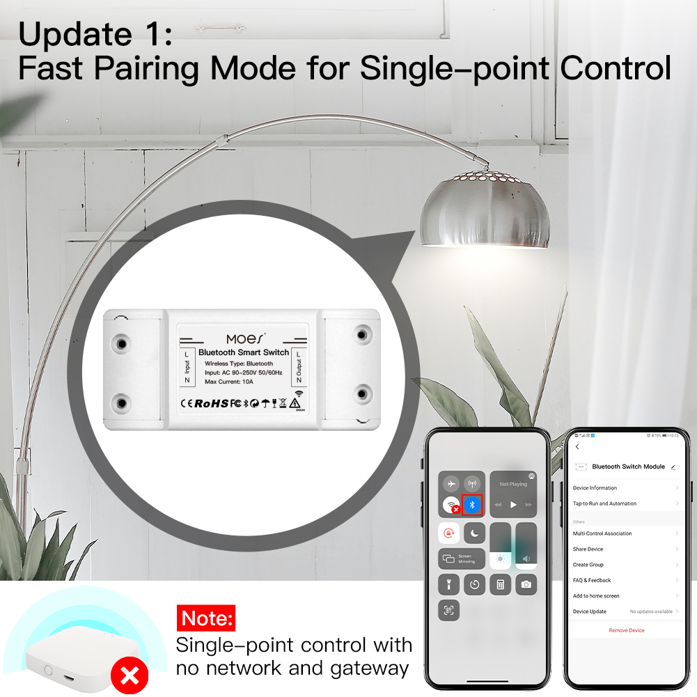 MOES Bluetooth Smart Switch Re - огляд і ціна Joystick Module