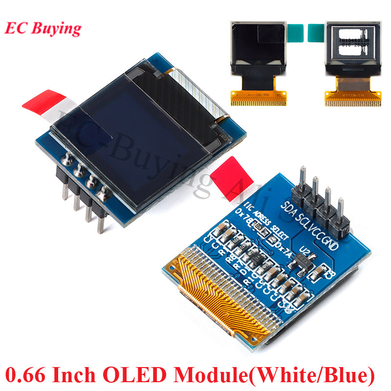 0.66 inch OLED LCD Dispaly Mod - огляд і ціна Ssd1306