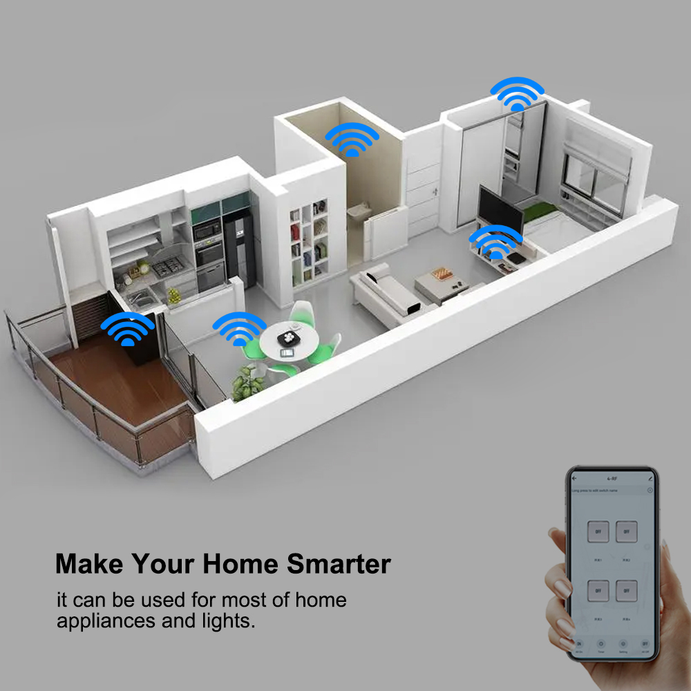 Smart Switch 4CH Relay Module  - огляд і ціна Relay Module 4 Channel