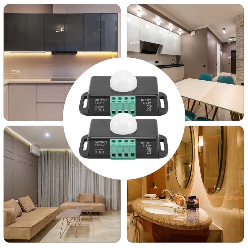 ●Motion Sensor Switch, 12V 24V - огляд і ціна Pir Motion Sensor