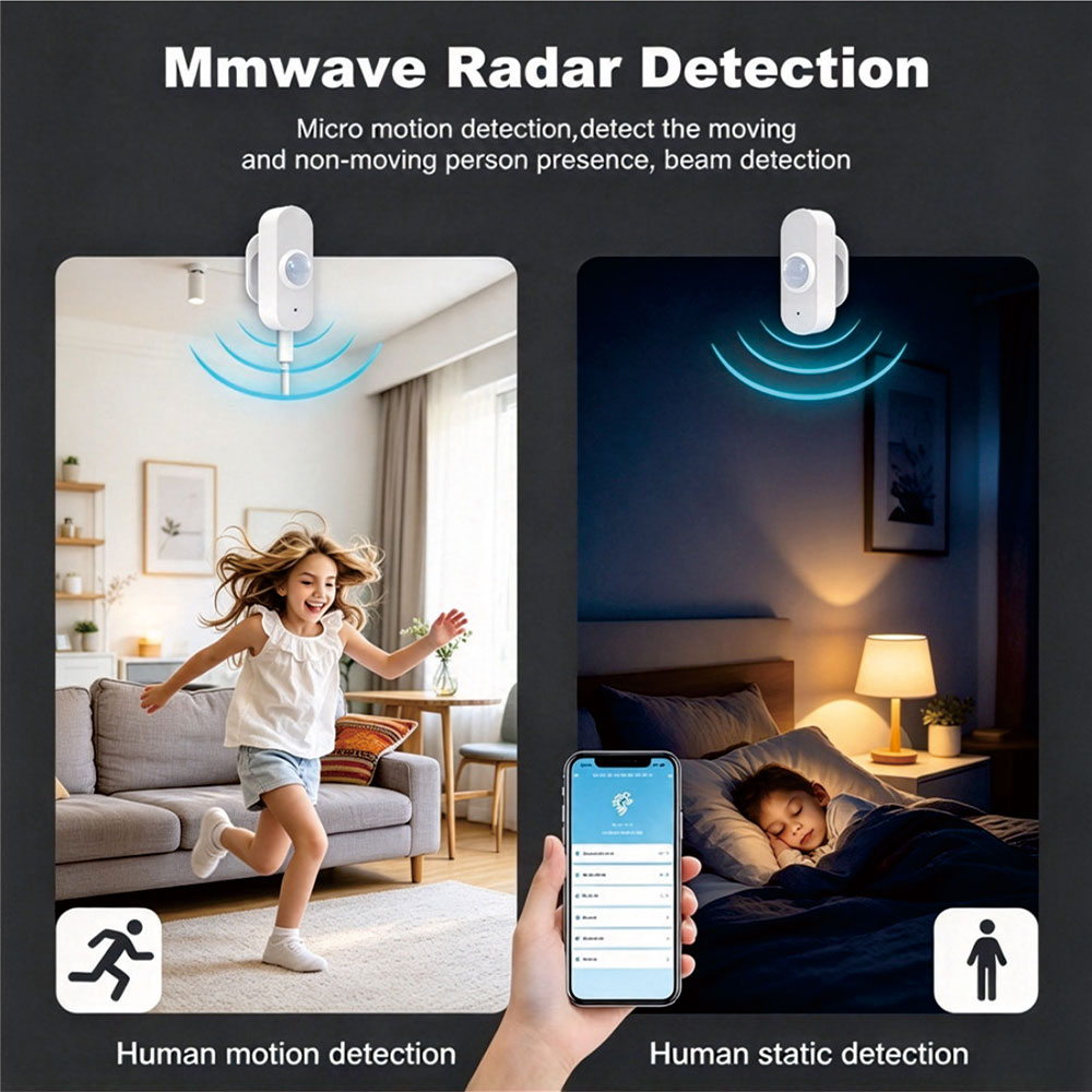 Zigbee 24G Radar Human Presenc - огляд і ціна Pir Motion Sensor
