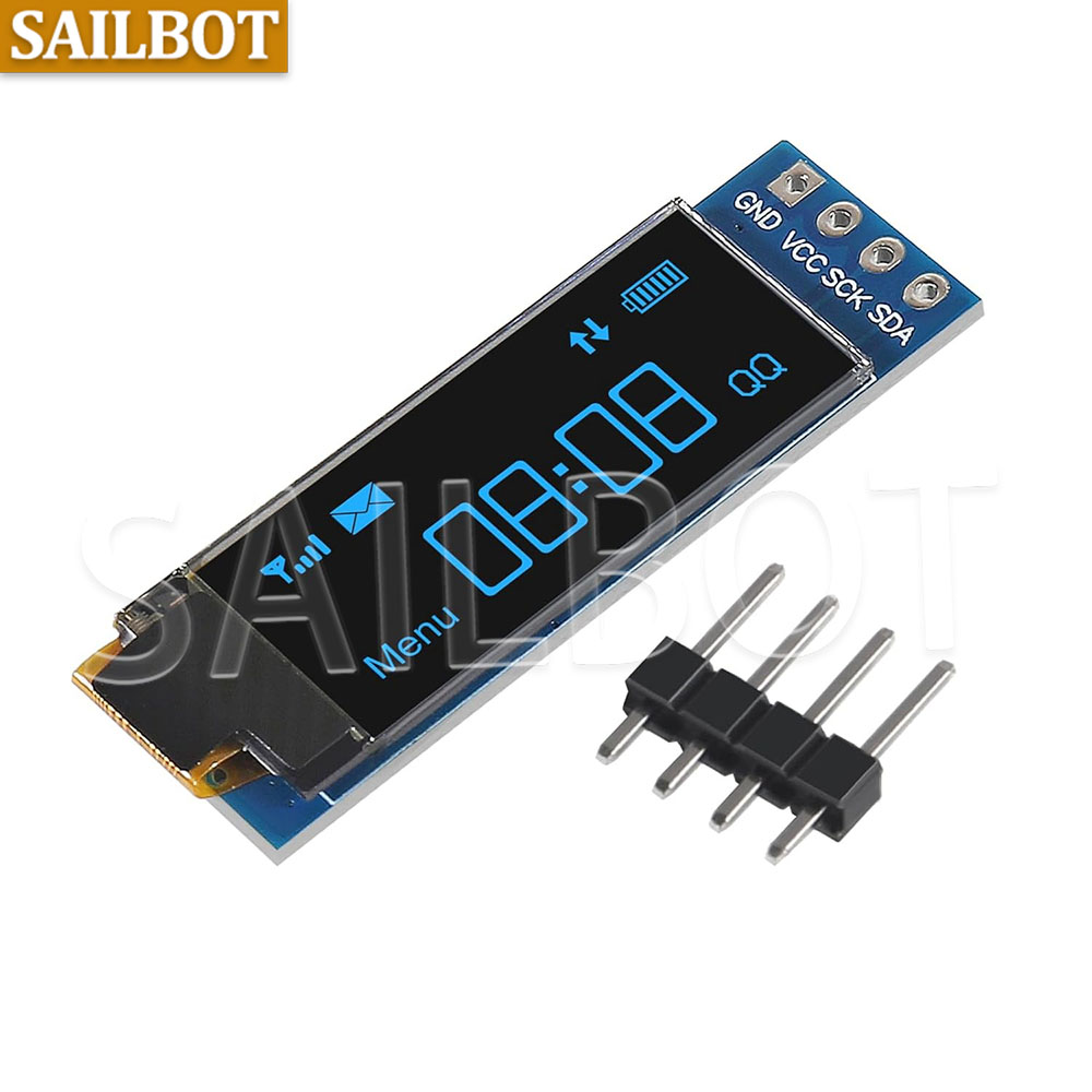 1-10PCS 0.91 inch OLED module  - огляд і ціна Ssd1306