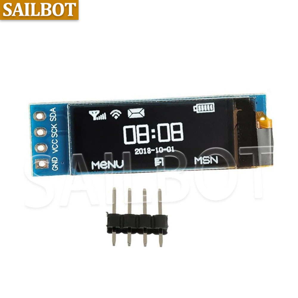 1-10PCS 0.91 inch OLED module  - огляд і ціна Ssd1306