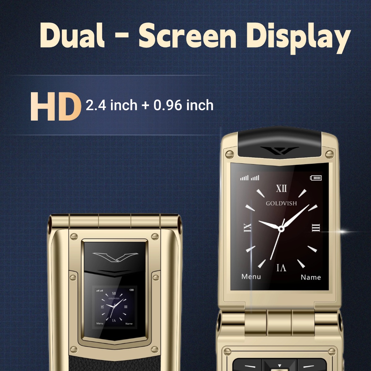 Luxury Metal Flip Phone for Me - огляд і ціна Tft Display 2.4