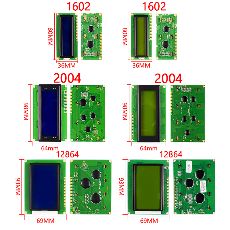 LCD Module Blue Green Screen F - огляд і ціна Lcd 1602