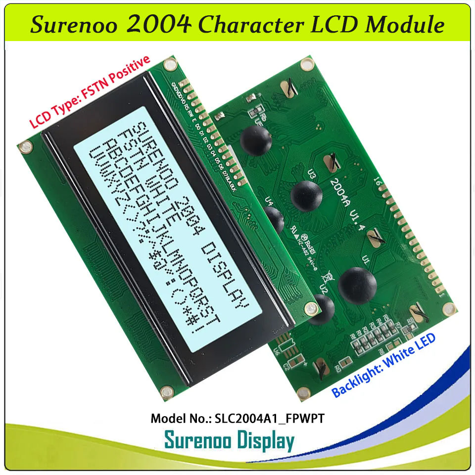 Surenoo 204 20X4 2004 Characte - огляд і ціна Lcd 1602